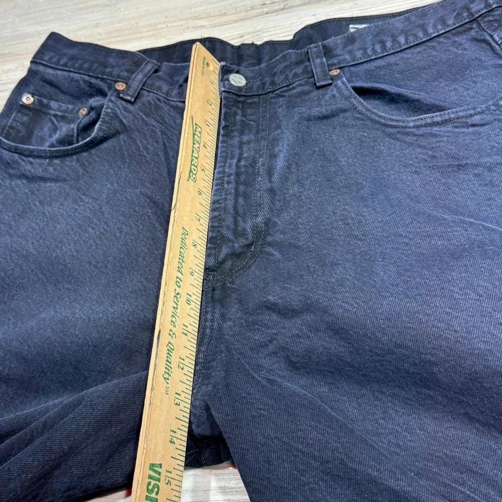 Vtg LUCKY BRAND Jeans Mens 38 (36x31) Baggy Dungarees‎ 90s Made In USA Indigo